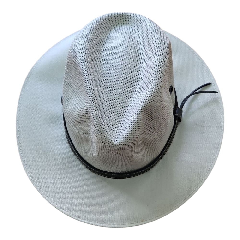 White Fedora Hat - image 1